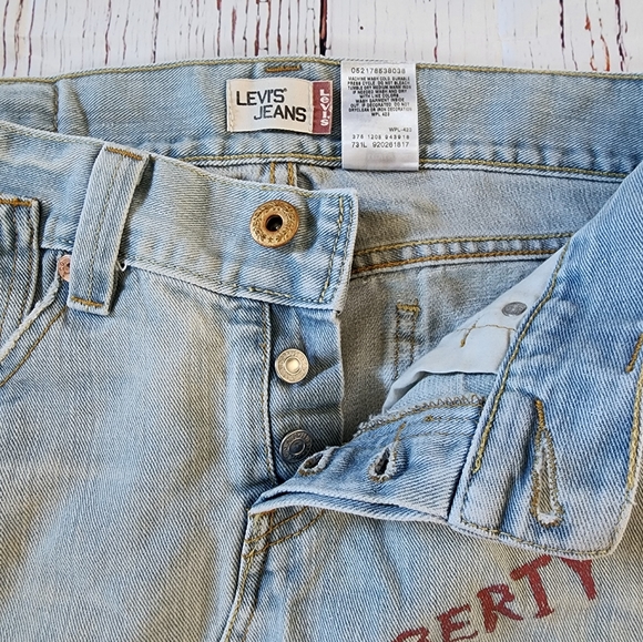 Retro Patriotic USA Levis mini skirt - Picture 4 of 5